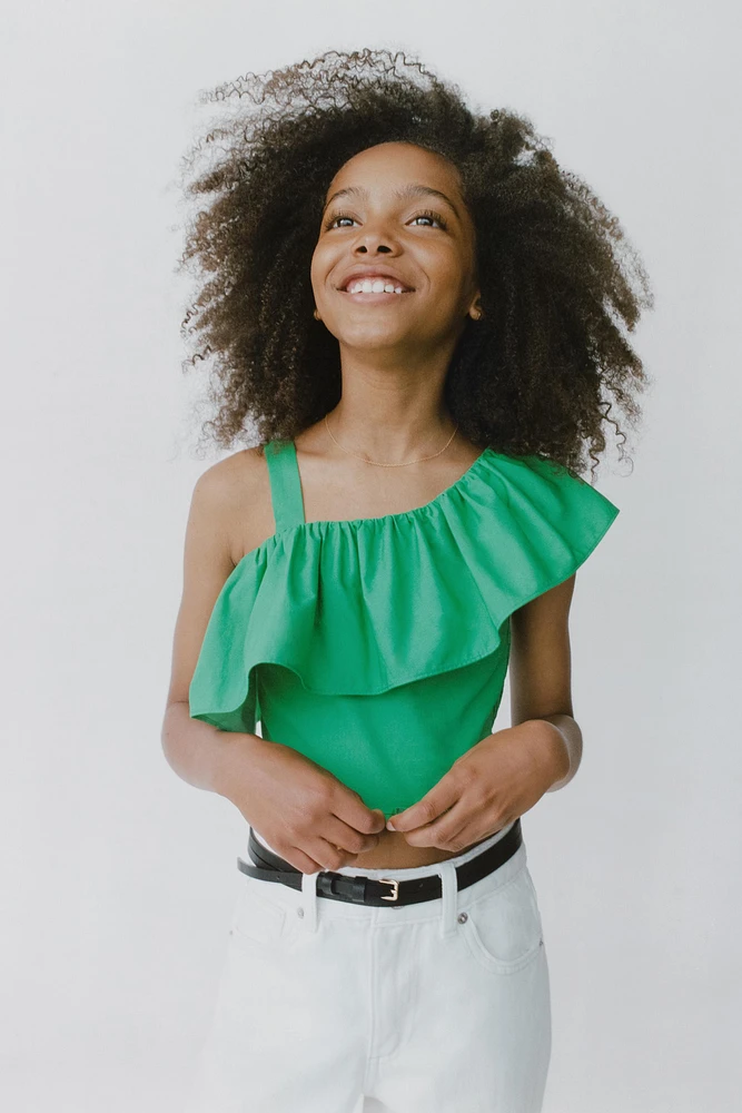 RUFFLED TOP