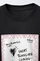 TEXT PATCHES T-SHIRT