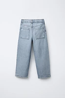 RIPPED RELAXED BAGGY JEANS