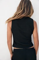 STRUCTURED VEST TOP