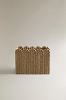 CHILDREN'S LARGE SCALLOPED BASKET