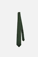 100% SILK POLKA DOT TIE