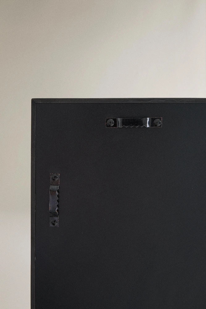 XL PICTURE FRAME WITH METAL BORDER