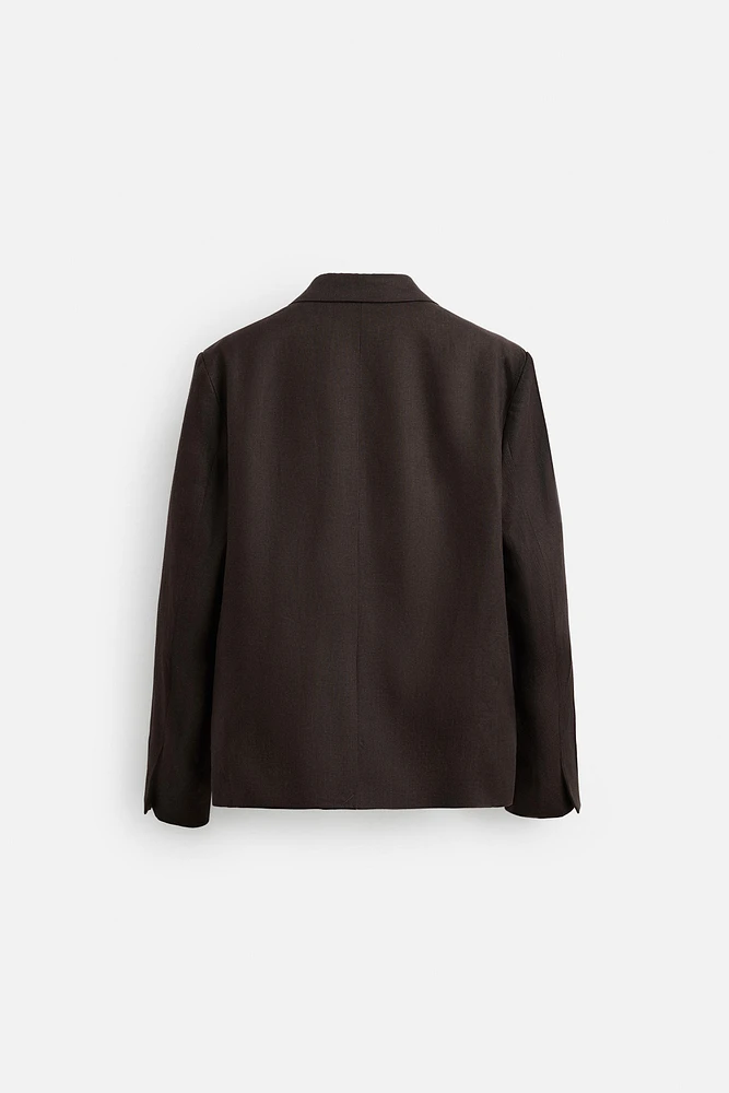 SUIT JACKET 100% LINEN