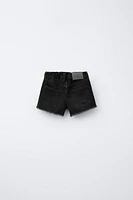 RIPPED DENIM SHORTS