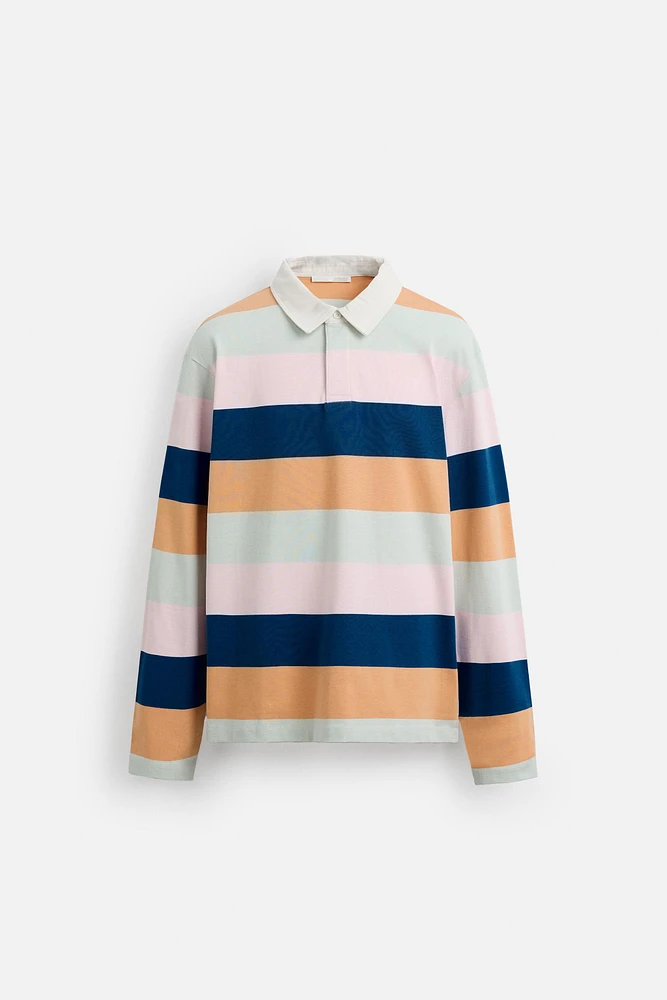 POLO À RAYURES