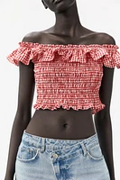 GINGHAM TOP