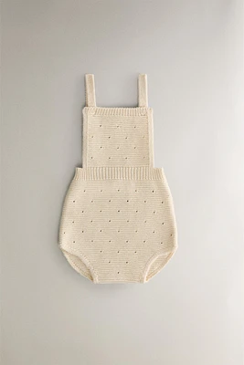CHILDREN’S CHUNKY KNIT DUNGAREES