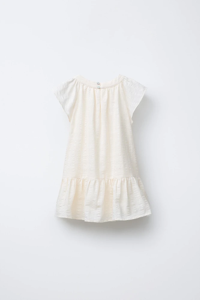 CROCHET CHEST DETAIL DRESS
