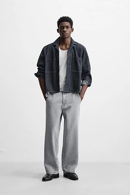 BELTED RELAXED FIT JEANS