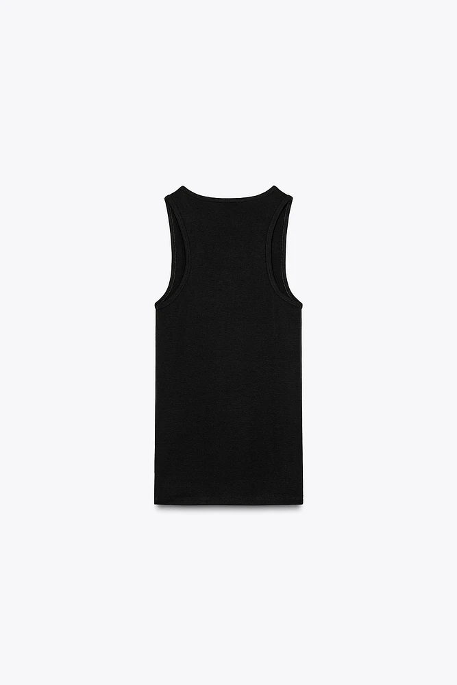 COTTON MODAL TANK TOP
