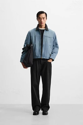 BLOUSON MATELASSÉ DÉLAVÉ