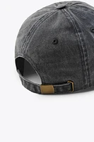 CASQUETTE EN SERGE EFFET DÉLAVÉ