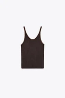 COMBINATION TULLE TOP