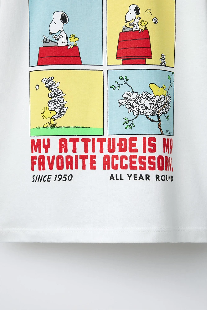 T-SHIRT IMPRIMÉ SNOOPY PEANUTS™