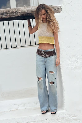 KNIT CROP TOP