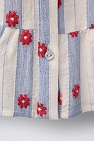FLORAL JACQUARD DRESS