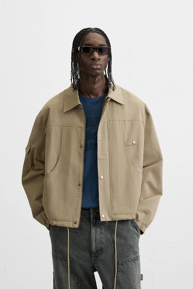 RELAXED FIT POCKET JACKET