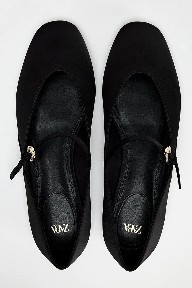 BALLERINES EFFET SATINÉ 50E ANNIVERSAIRE