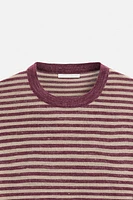 PULL EN JACQUARD À RAYURES