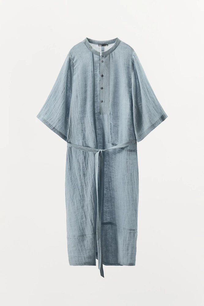 LIMITED EDITION LINEN SHIRT DRESS