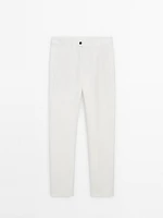 Pantalon de costume 100 % lin
