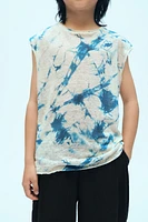 LINEN TIE-DYE T-SHIRT X FANGLU LIN