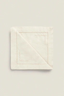 HEMSTITCHED COTTON NAPKINS (PACK OF 2)