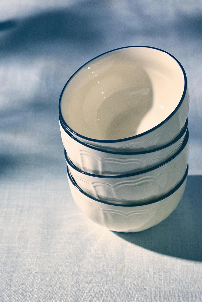 BOWL WITH RIM