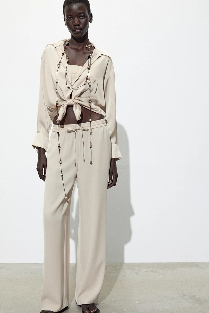 PANTALON FLUIDE STYLE PYJAMA