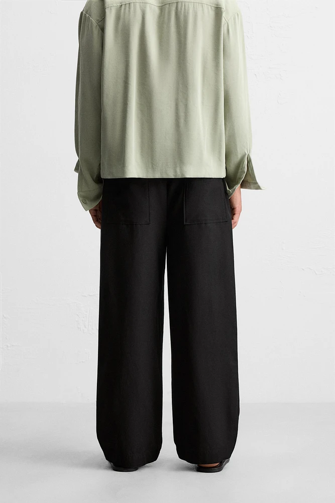 PANTALON REGULAR FIT TAILLE JOGGER