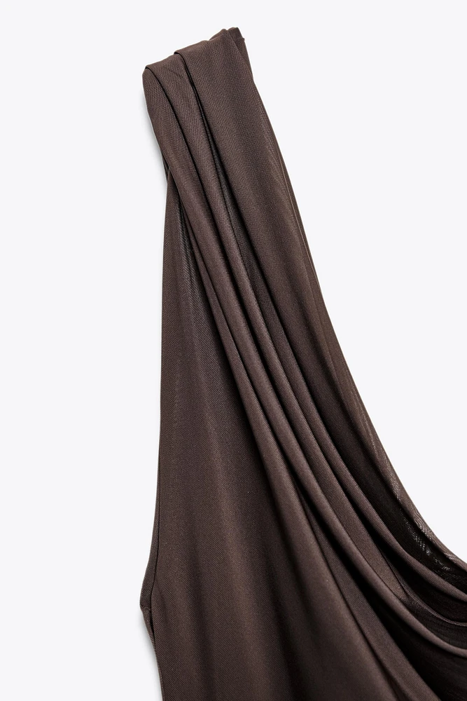 LONG ASYMMETRICAL DRESS