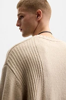 COMBINED TEXTURES SWEATER