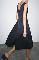 ZW COLLECTION ZIPPER MIDI DRESS