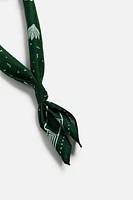 CONTRAST PRINT BANDANA
