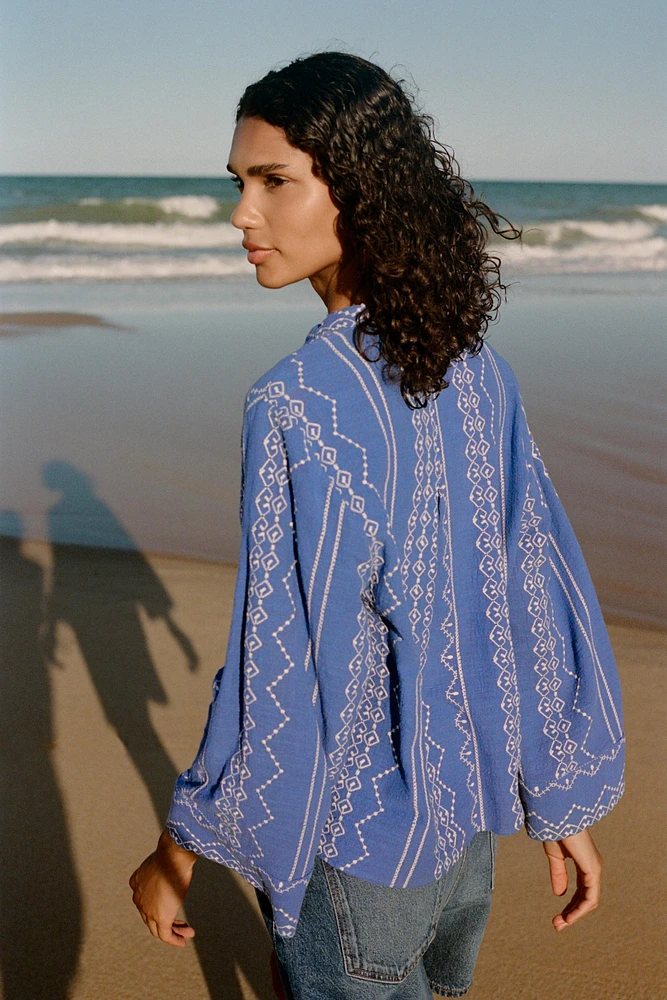 CHEMISE BRODÉE