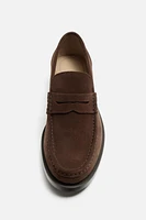 LEATHER PENNY LOAFERS