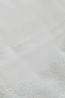 DRAP PLAT BRODÉ