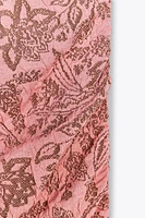 ROBE ASYMÉTRIQUE EN JACQUARD