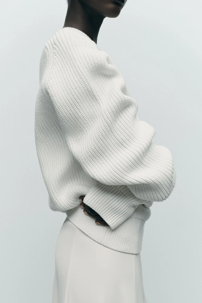 PURL KNIT SWEATER