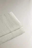 WASHED LINEN FLAT SHEET (160 GSM)