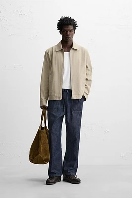 VESTE REGULAR FIT COTON