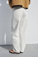 MID WAIST BARREL JEANS ZW COLLECTION