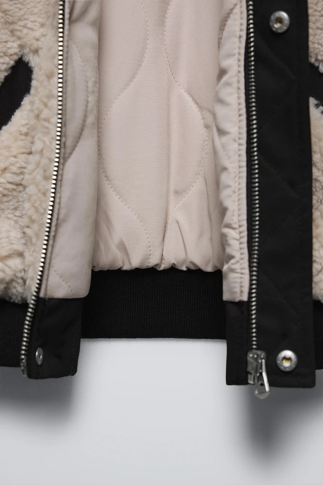 FLEECE BOMBER