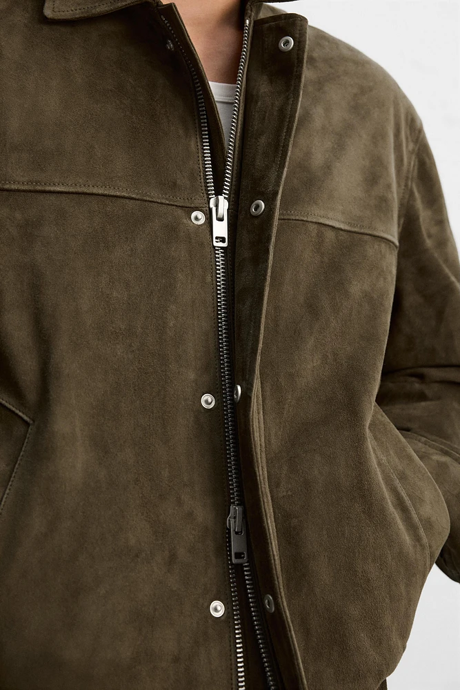 LIMITED EDITION SUEDE LEATHER JACKET