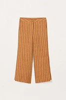 STRIPED 100% LINEN PANTS LIMITED EDITION