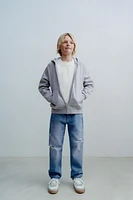 RIPPED STANDARD JEANS