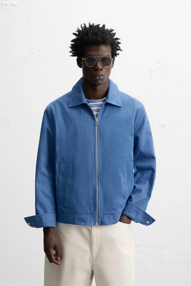 REGULAR FIT COTTON JACKET