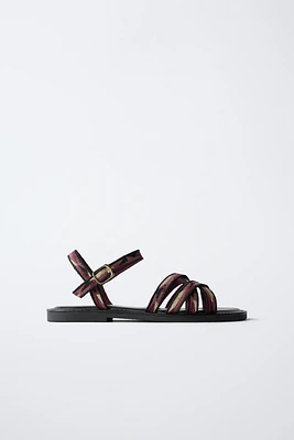 PRINTED SANDALS