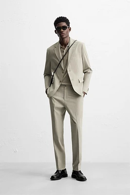 PANTALON DE COSTUME STRUCTURÉ